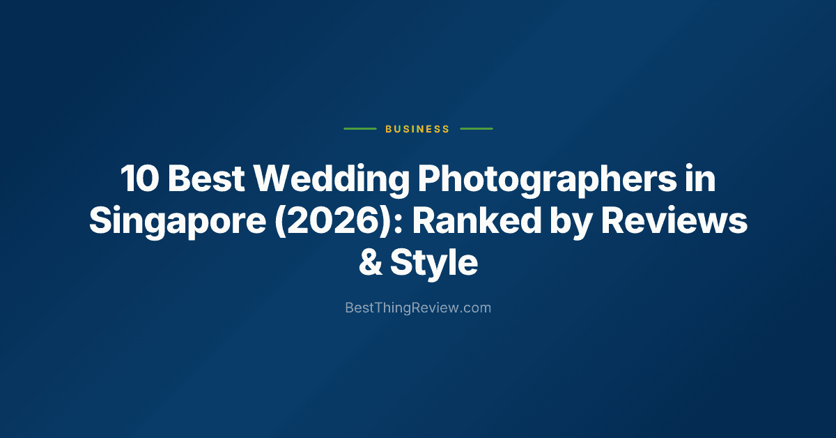 10 Best Wedding Photographers in Singapore (2026): Ranked by Reviews & Style